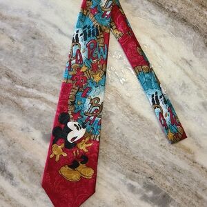 Vintage Mickey Mouse Unlimited Pow‎ Stars Neck Tie Retired
